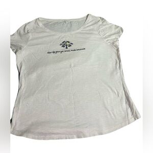 Women's White Westport Graphic Tee When Life gives you lemons